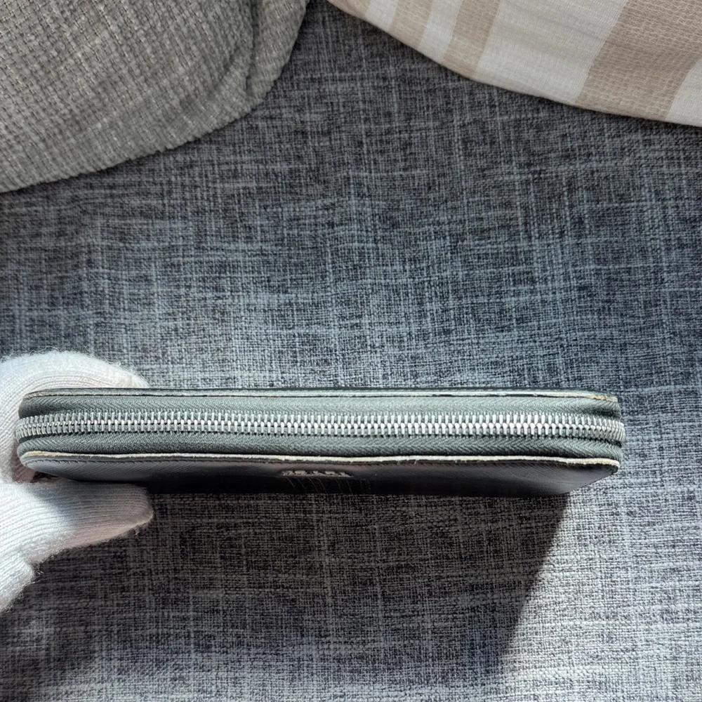 Prada Black Leather Wallet